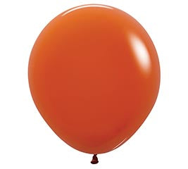 18” DELUXE SUNSET ORANGE – 25PCS/BAG