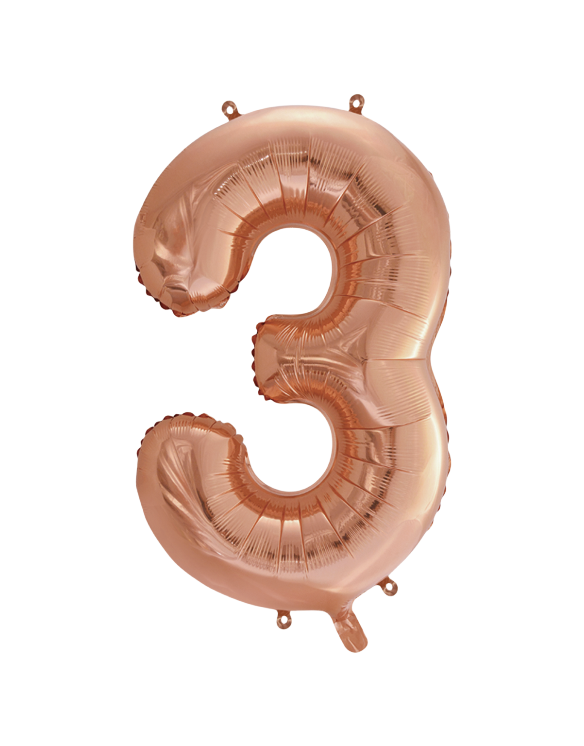 34” Rose Gold Foil Number