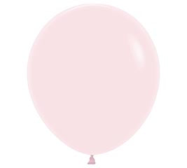 18” PASTEL MATTE PINK – 25PCS/BAG